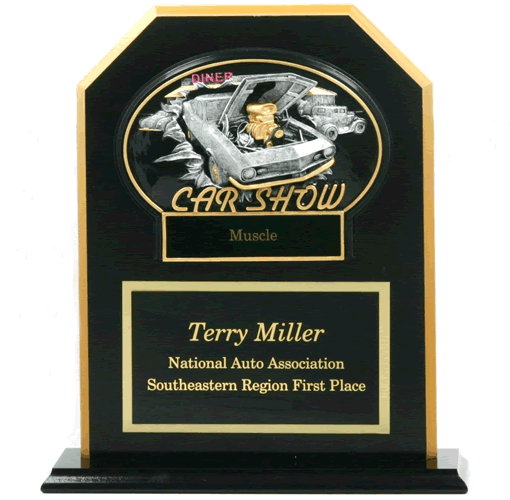 Resin Car Show Plaques Resin Car Show Plaques